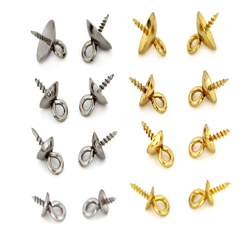 Jewelry Making Charms - 20Pcs Stainless Steel Clasps Hooks Screw