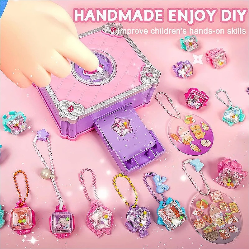 Jewelry Making Kit For Kids - 3D Sticker Maker Kit DIY Jewelry