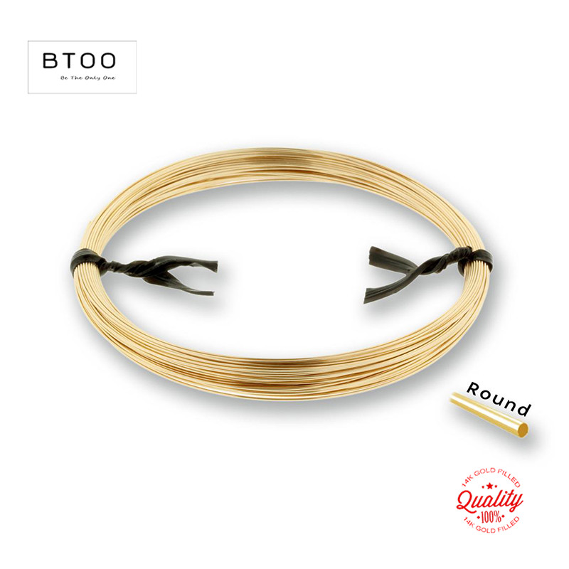 Jewelry Making Thread - Một Mét Nửa Cứng/Chết Mềm Vàng