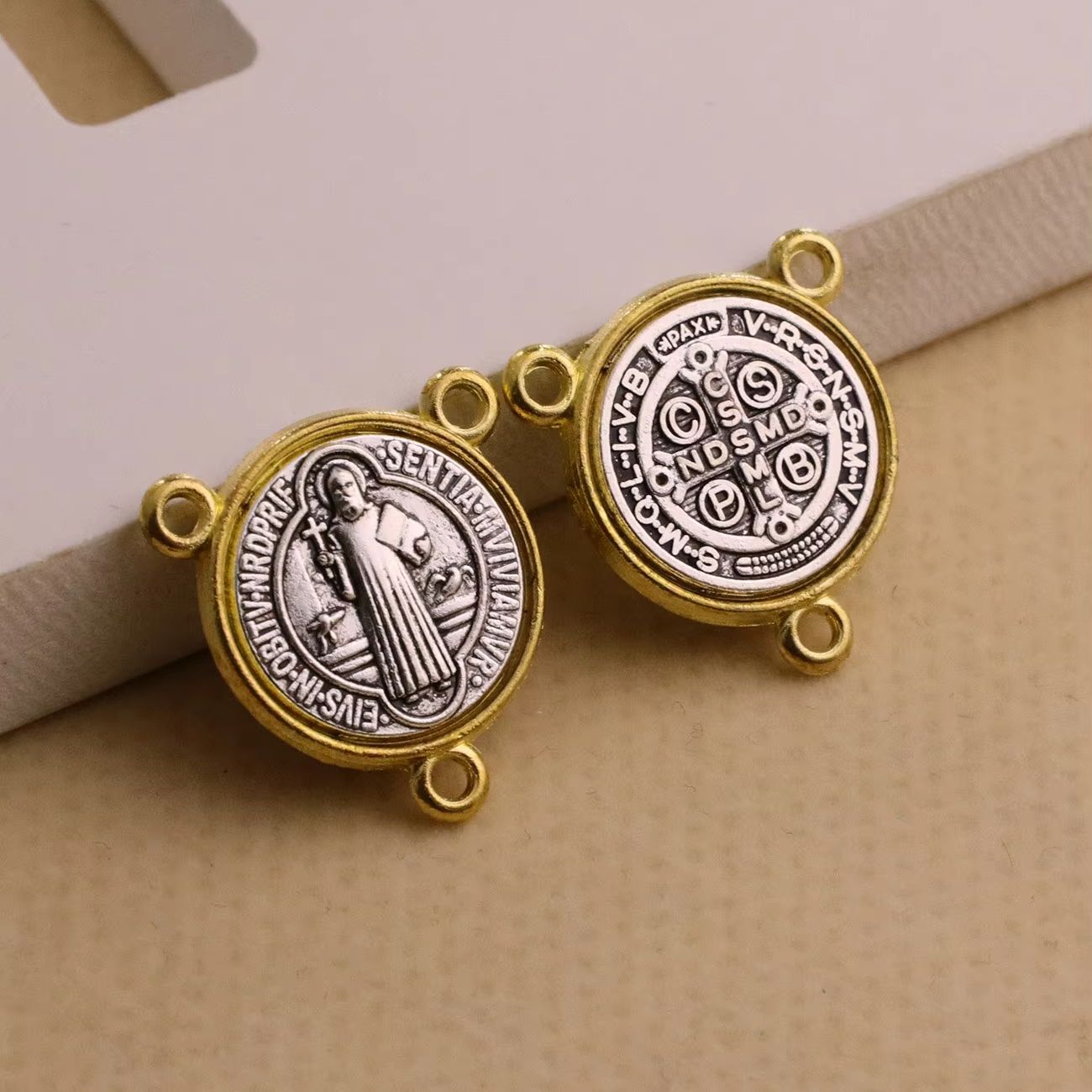 Jewelry Making Michaels - 1Pack Christian Saint Benedict Medal Centerpiece