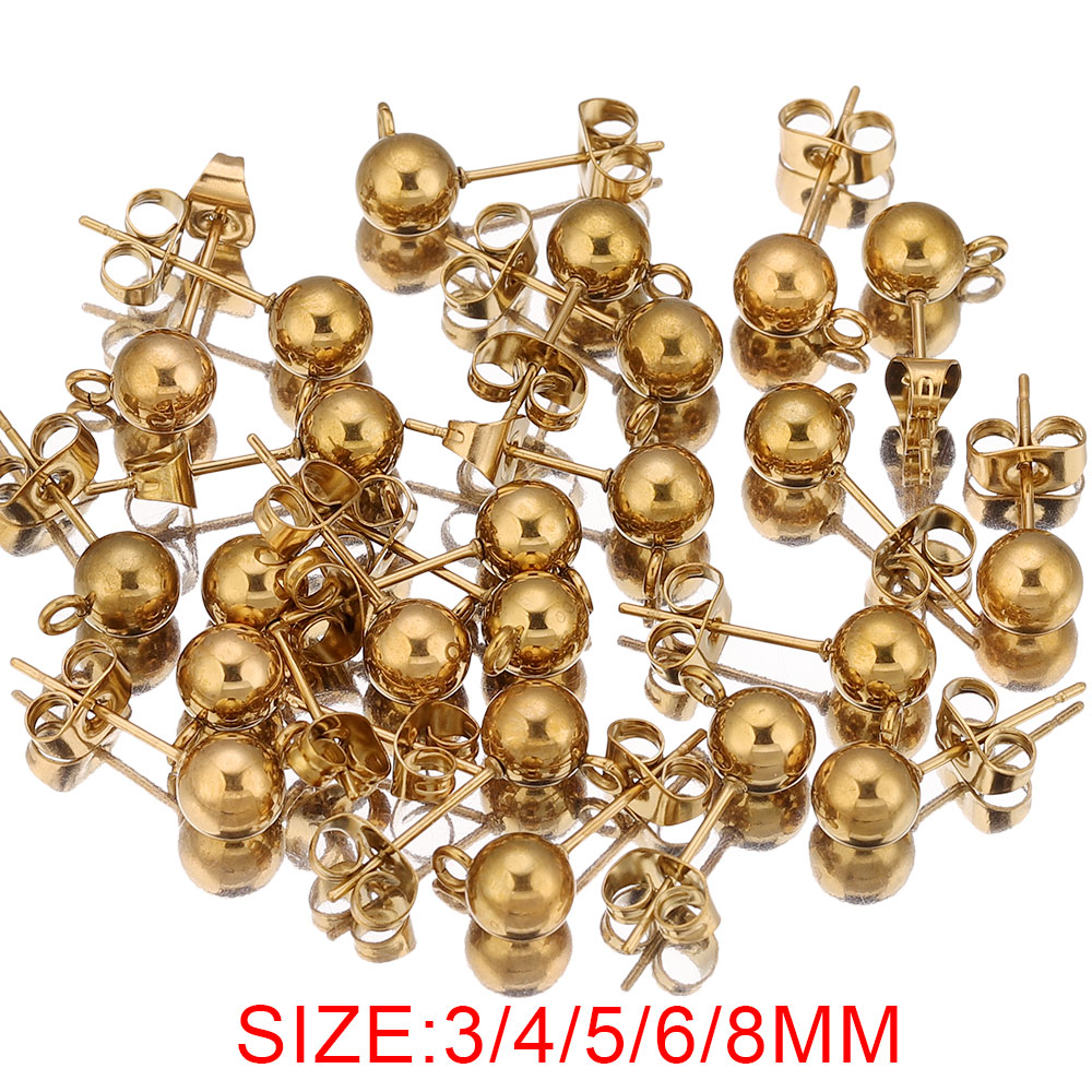 Jewelry Making Supplies Wholesale - 20pcs Stainless Steel 4 5 6