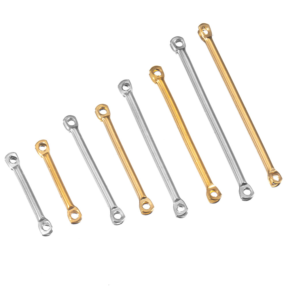 Jewelry Making Thread - 20 Pieces 15-30mm Stainless Steel Flat
