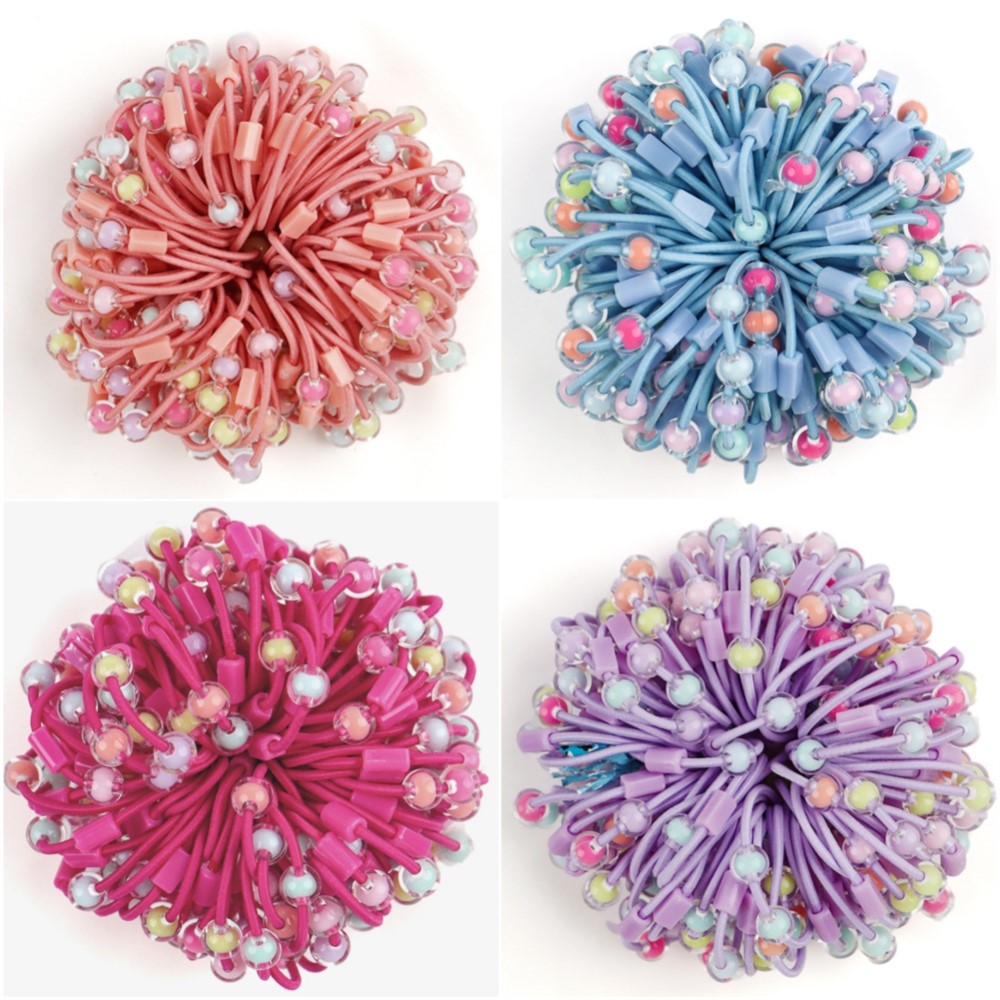 Jewelry Making 3 Year Old - 50pcs Cute Elastic Hair Ties Ponytail