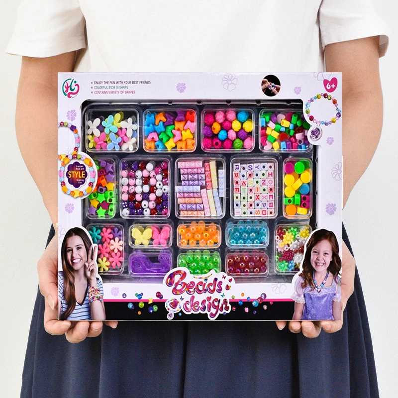 Jewelry Making Kit For Kids - Girls DIY Bead Set Jewelry Making