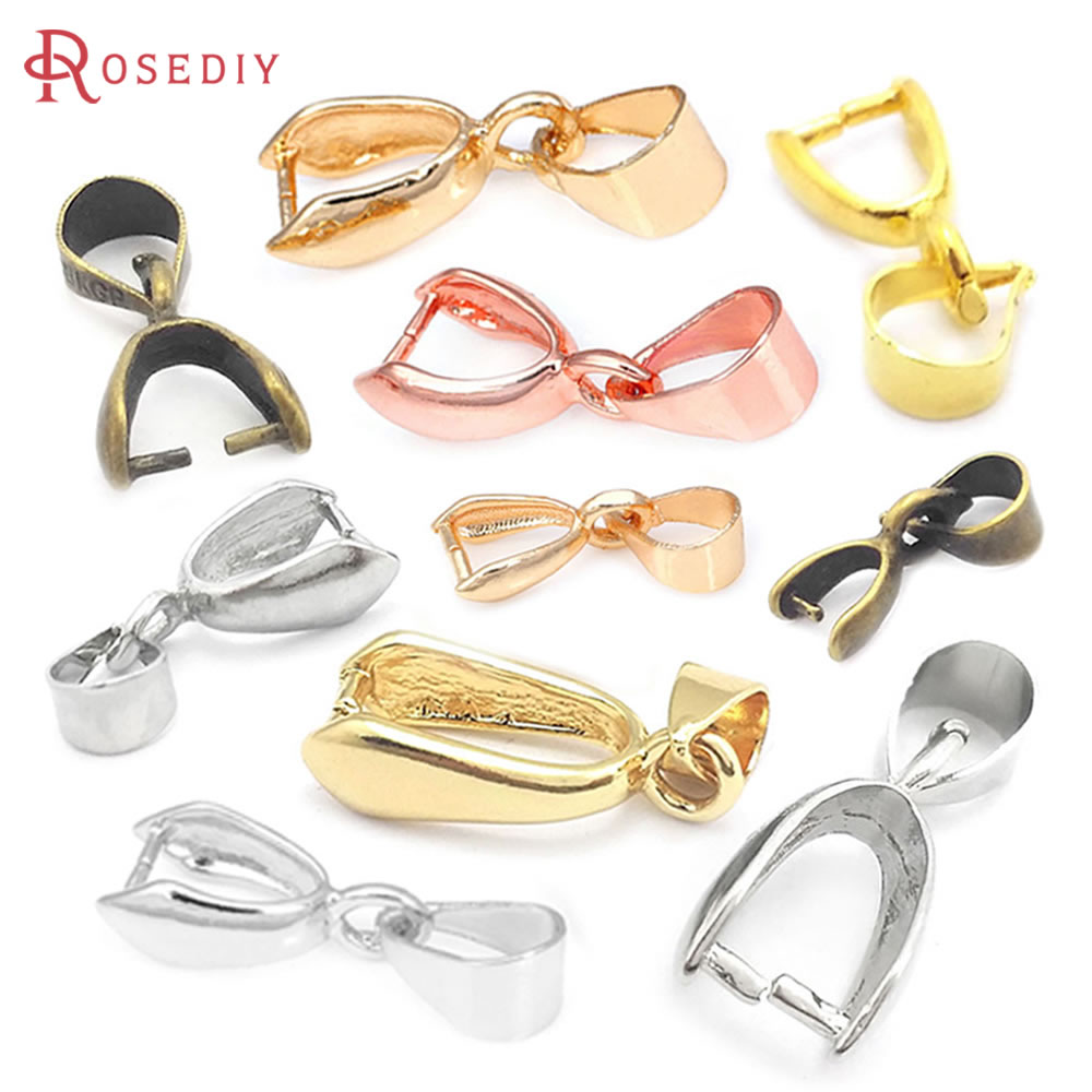 Jewelry Making Charms - 20 Chiếc Khóa Cao 5MM 6MM