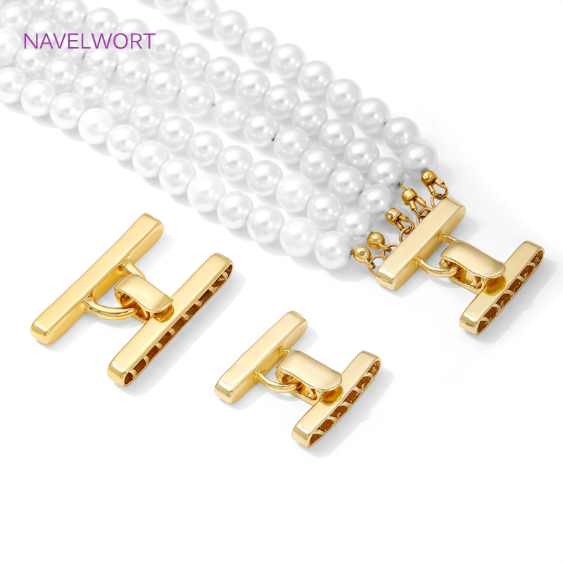 Jewelry Making Essentials - Multi Strands Necklace Clasp 18K Gold