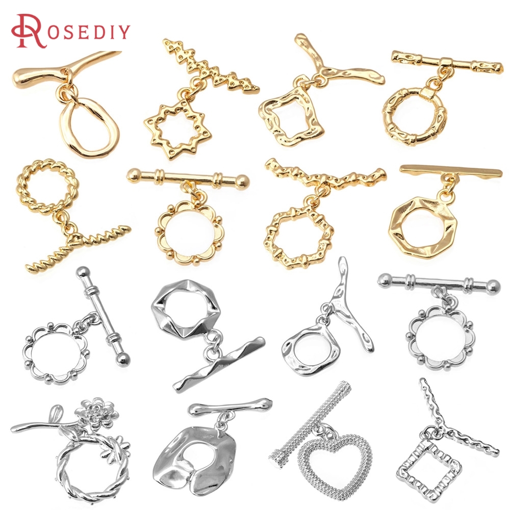 Jewelry Making Kit - 6 Sets 18K Gold Color Brass