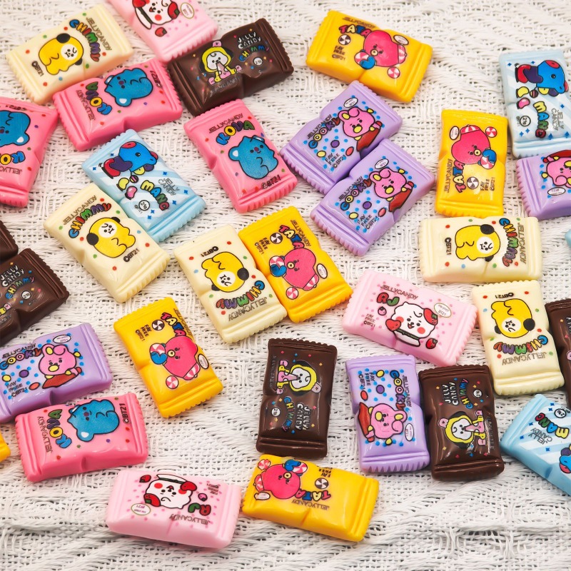 Jewelry Making Charms - BT21 Mini Milk Candy Resin Charms