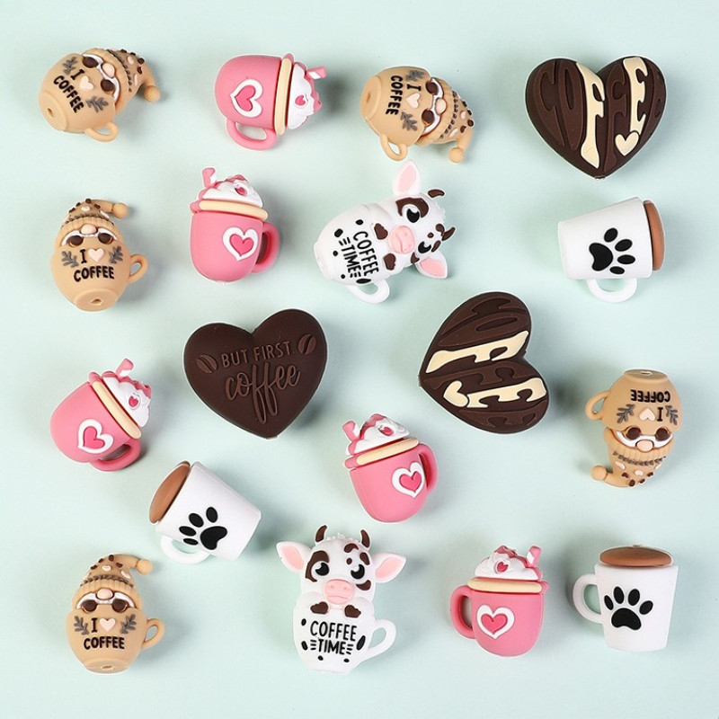 Jewelry Making 3 Year Old - 20/50Pcs 3D Silicone Beads Food Grade