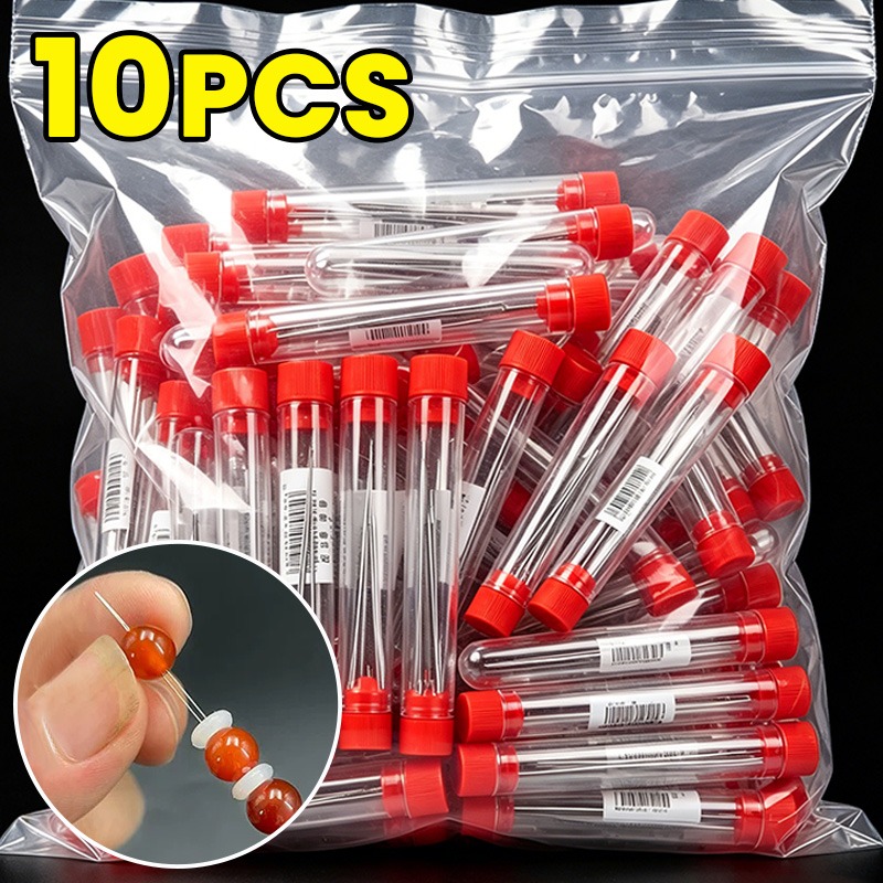 Jewelry Making Thread - 1/10pcs Open Beading DIY Bead Needle