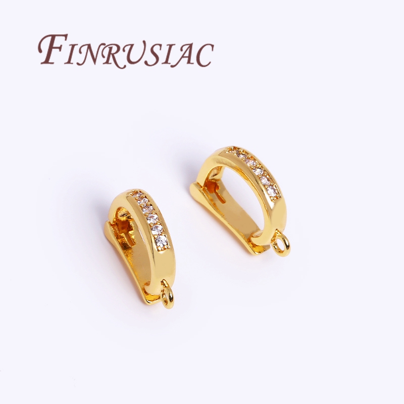 Jewelry Making Charms - 18K Gold Plated Charms Bail Beads