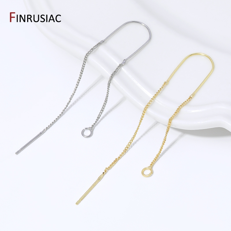 Jewelry Making Thread - 18K Gold Plated Brass Long Tassel