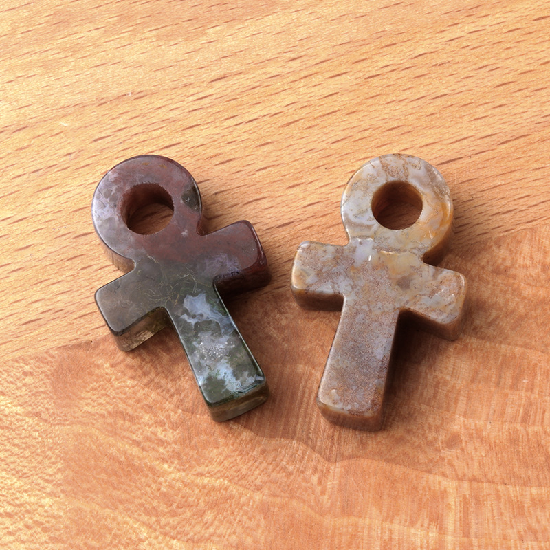 Colorful Agate Ankh Cross Pend - đánh giá và giá Jewelry Making Michaels