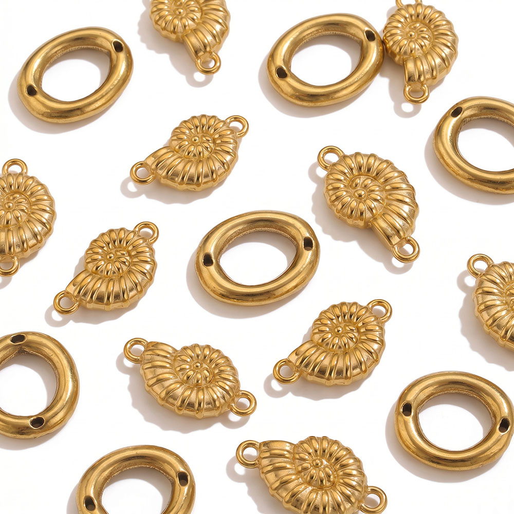 5pcs Stainless Steel Gold Plat - đánh giá và giá Jewelry Making Supplies Wholesale