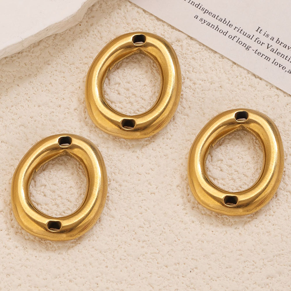 5pcs Stainless Steel Gold Plat - đánh giá và giá Jewelry Making Supplies Wholesale