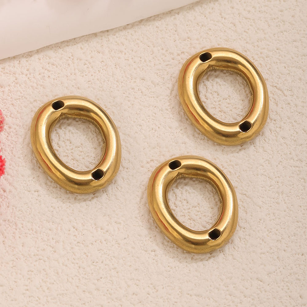 5pcs Stainless Steel Gold Plat - đánh giá và giá Jewelry Making Supplies Wholesale