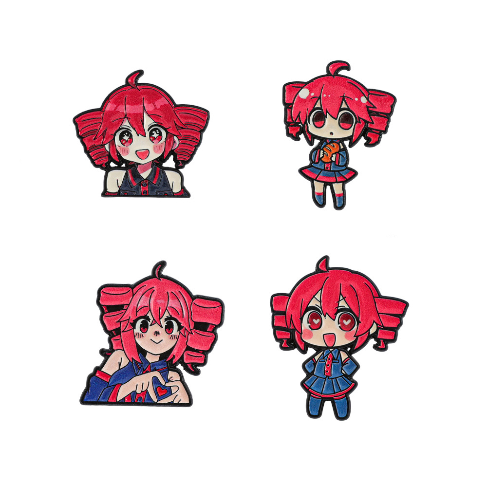 4pcs Anime Cute Cartoon Brooch - đánh giá và giá Jewelry Making Kit