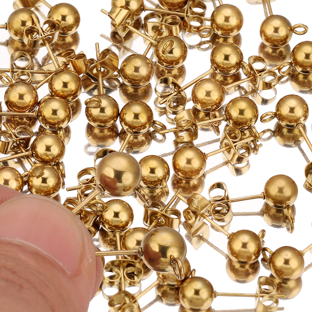 20pcs Stainless Steel 4 5 6 8m - đánh giá và giá Jewelry Making Supplies Wholesale