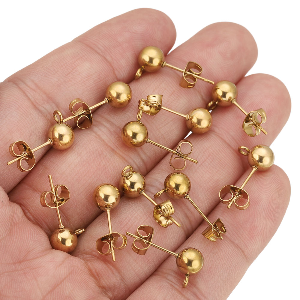 20pcs Stainless Steel 4 5 6 8m - đánh giá và giá Jewelry Making Supplies Wholesale