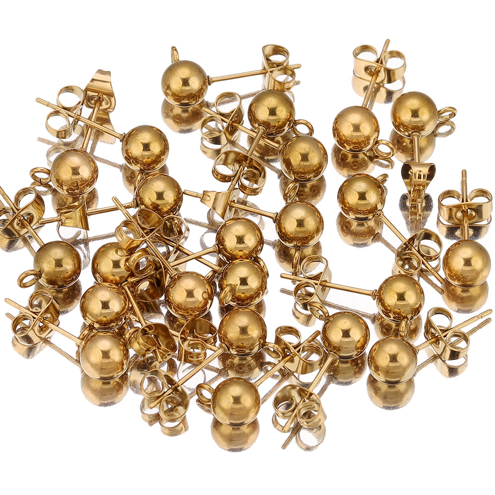 20pcs Stainless Steel 4 5 6 8m - đánh giá và giá Jewelry Making Supplies Wholesale