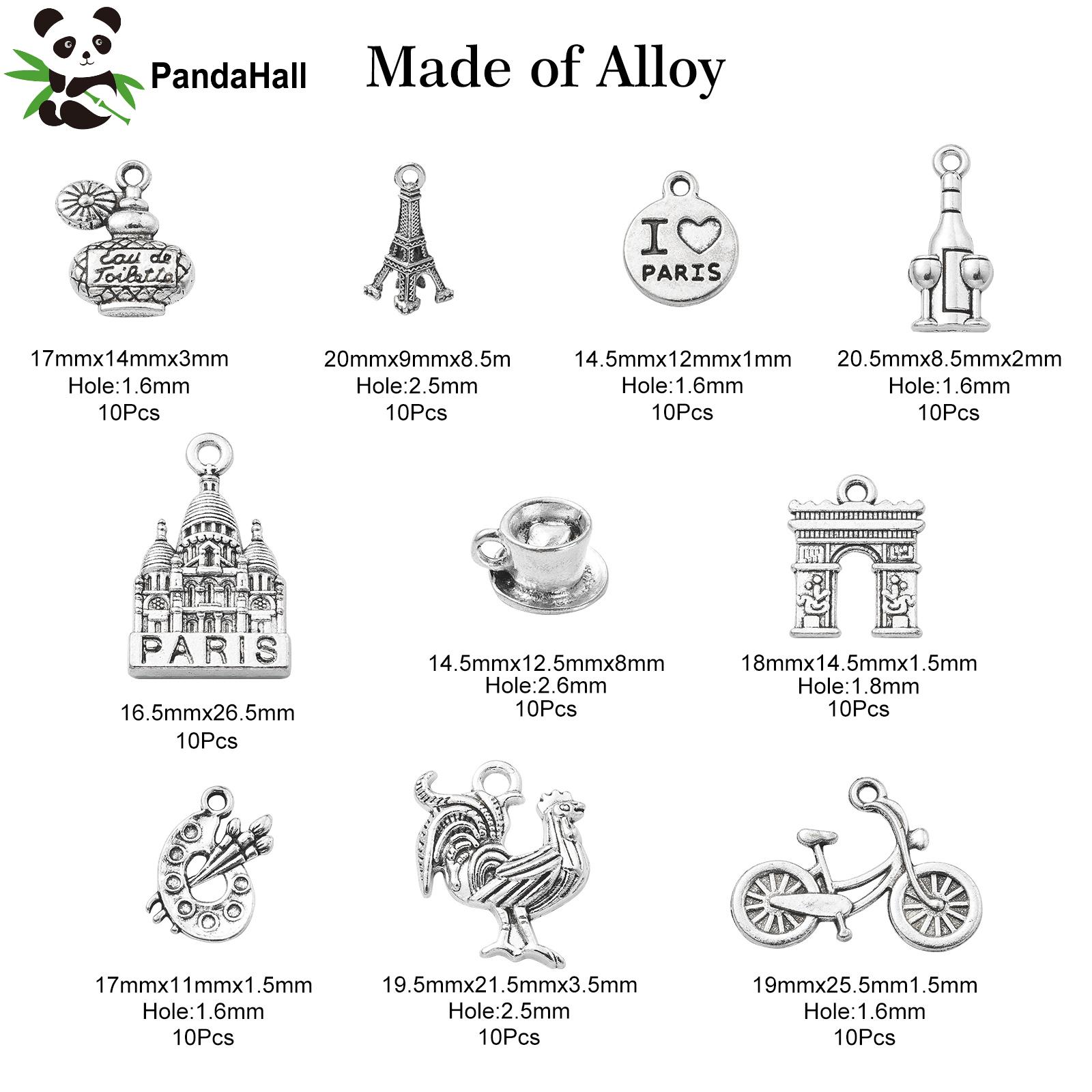 PandaHall 100Pcs 10 Styles Ant - đánh giá và giá Jewelry Making Paris