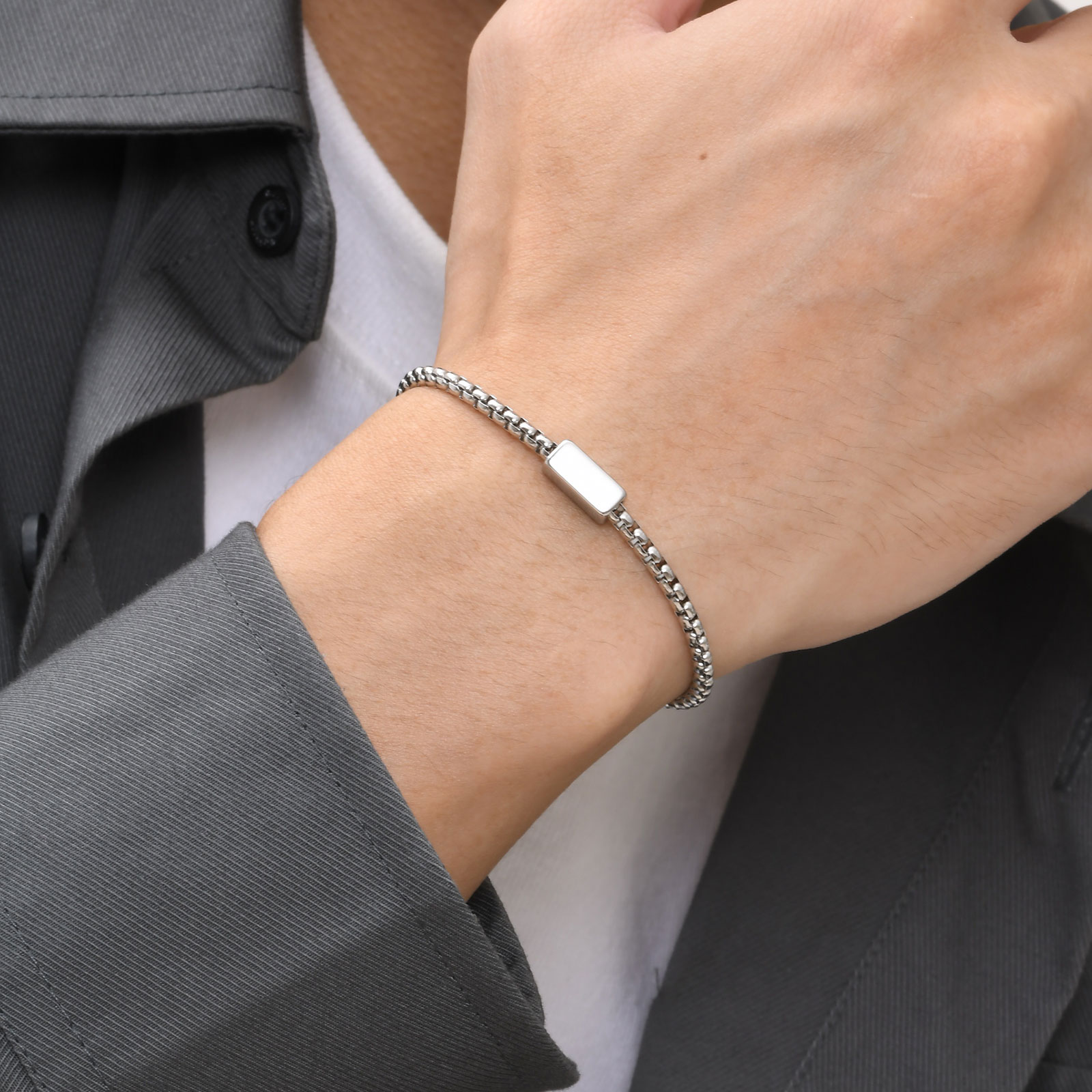Custom Bracelet Wear-Resistant - đánh giá và giá Lobster Clasp Silver