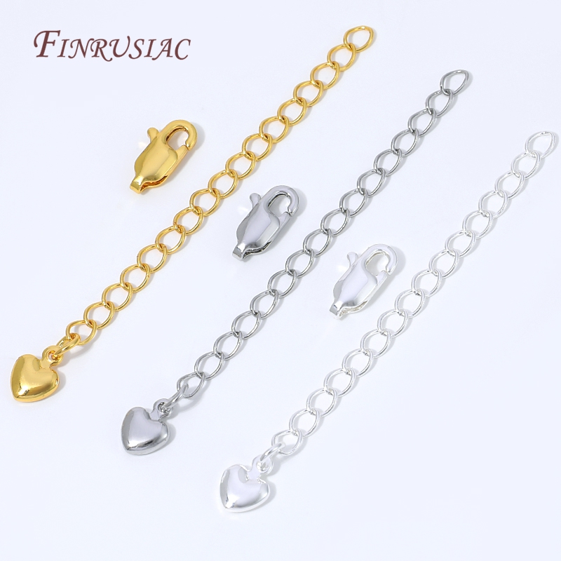 18K Gold Silver Plated Extensi - đánh giá và giá Lobster Clasp Silver
