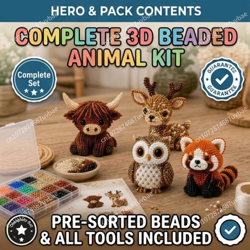 Mini 3D Animal Bead Crafting S - đánh giá và giá Jewelry Making Kit For Kids