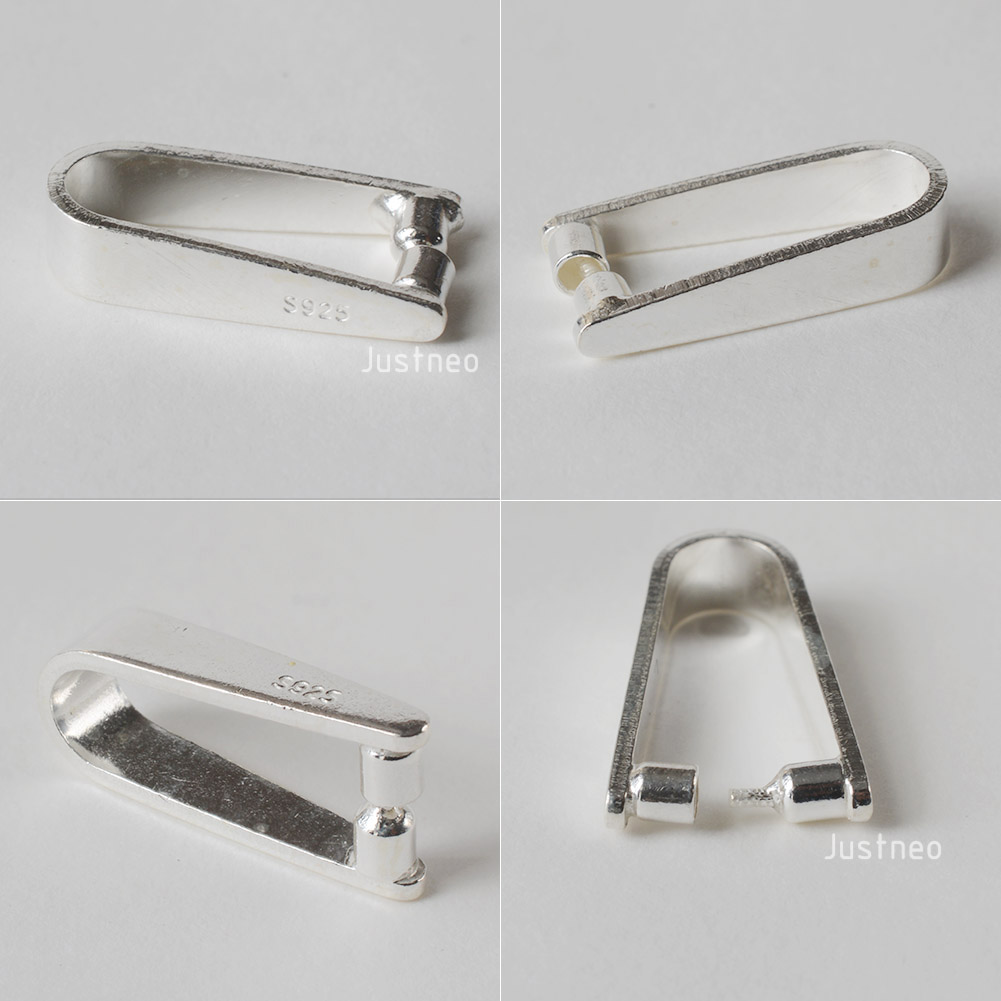 Sterling Silver Clip On Pinch  - đánh giá và giá Lobster Clasp Silver