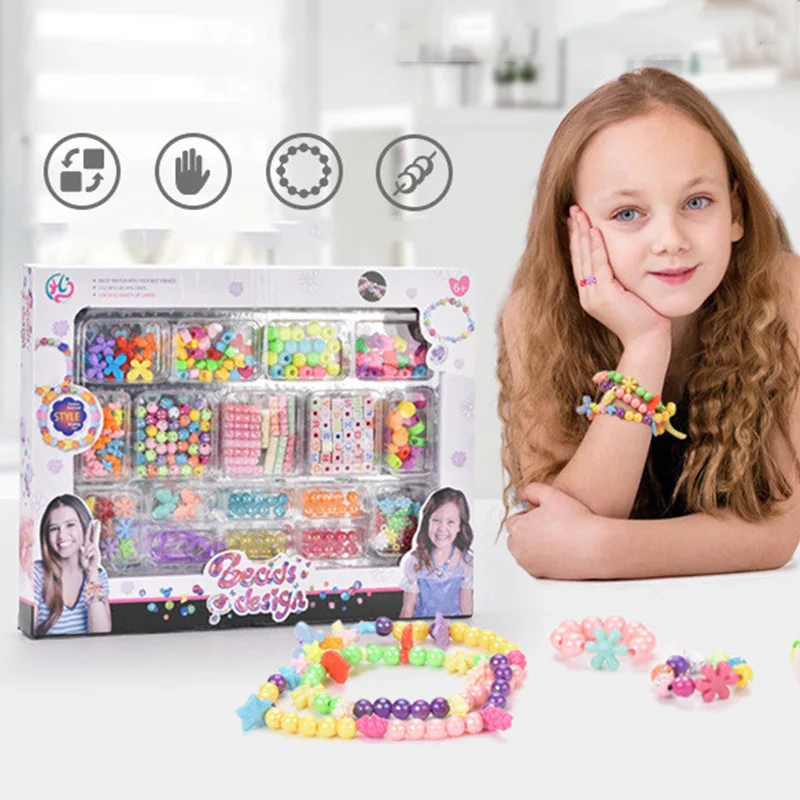Girls DIY Bead Set Jewelry Mak - đánh giá và giá Jewelry Making Kit For Kids
