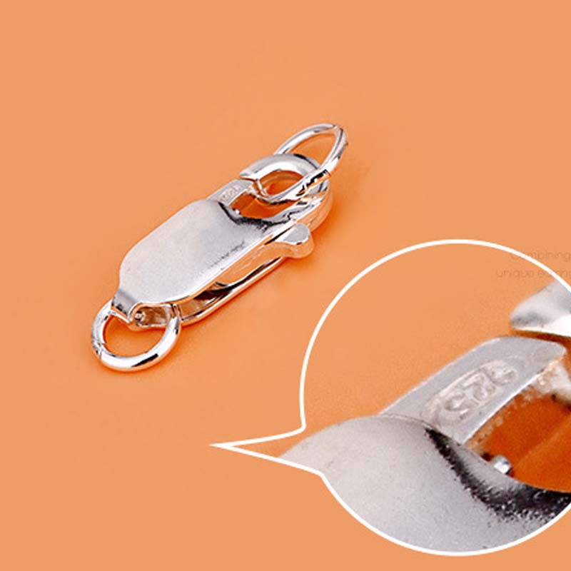 Genuine Real Pure Solid 925 St - đánh giá và giá Lobster Clasp Silver