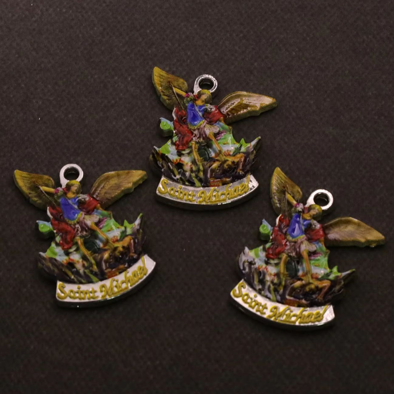 3Pcs Christian Saint Michael C - đánh giá và giá Jewelry Making Michaels