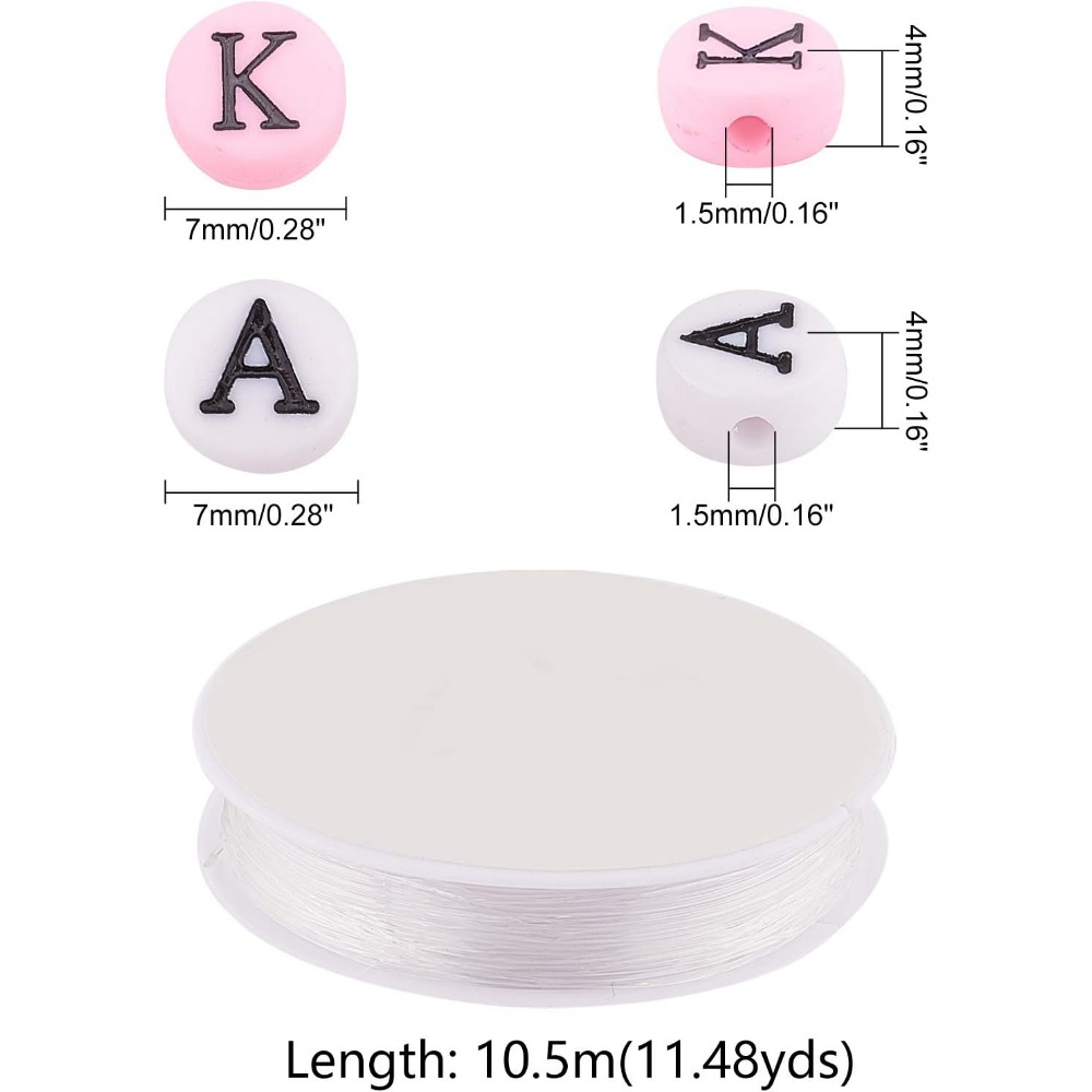 Greek Alphabet Bead Stretch Br - đánh giá và giá Jewelry Making Thread