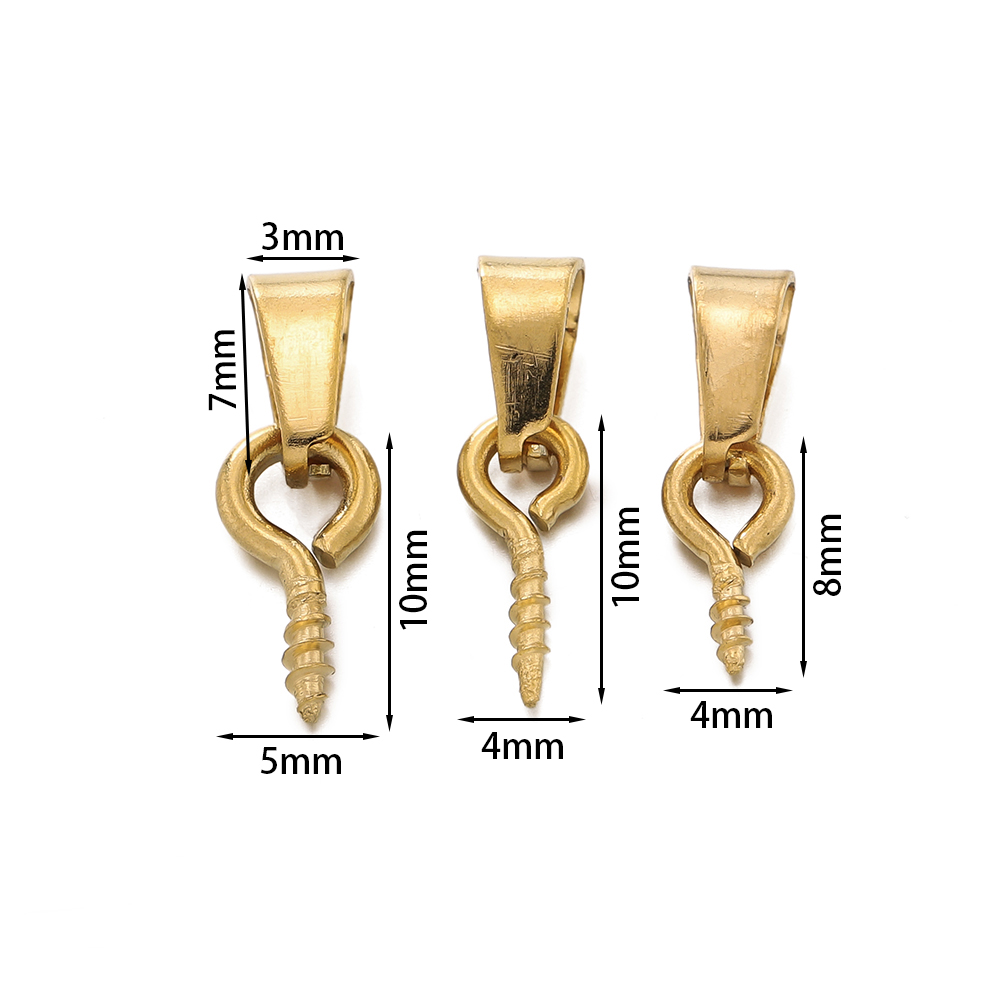 20Sets Stainless Steel Bail Cl - đánh giá và giá Jewelry Making Charms