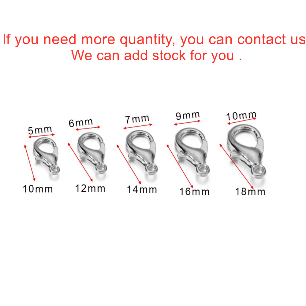 10pcs Multiple Size Lobster Cl - đánh giá và giá Jewelry Making Supplies Wholesale