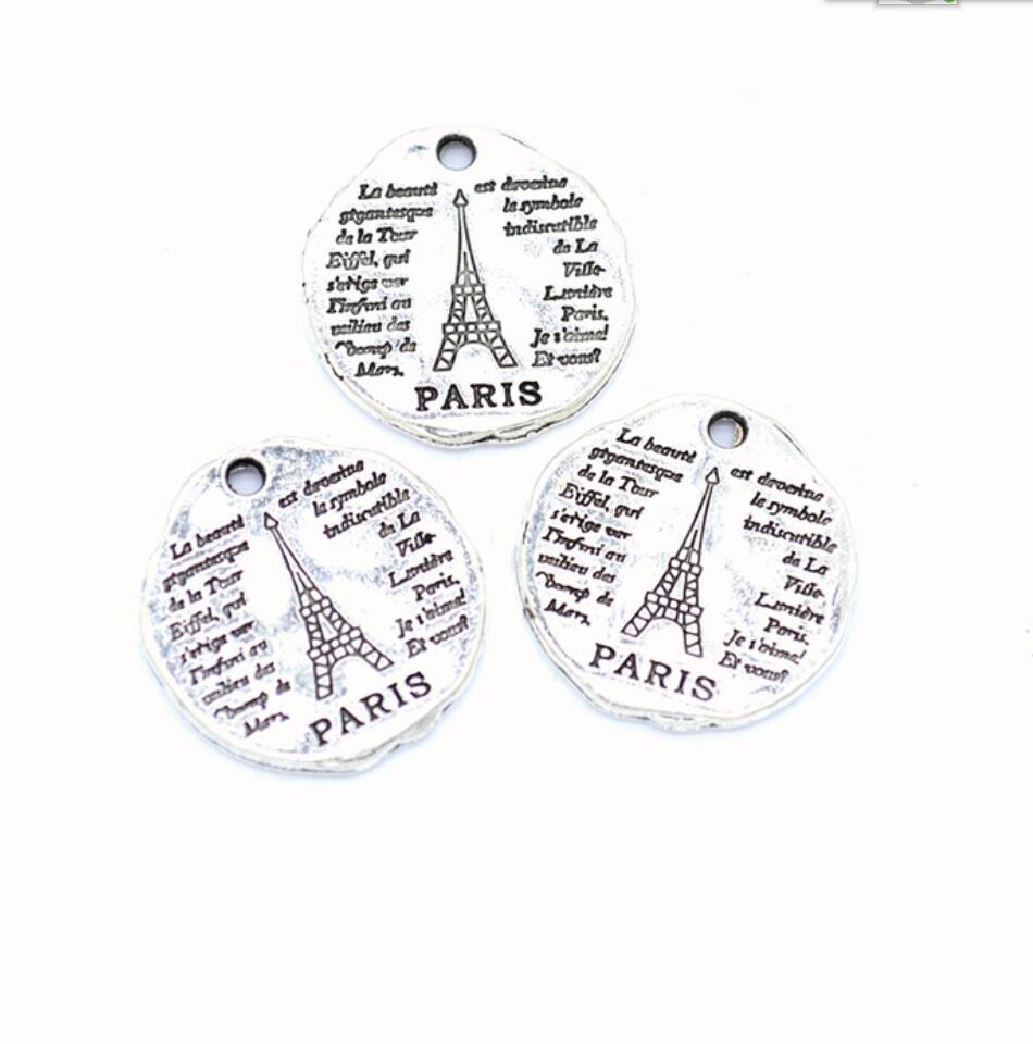 5pcs Charms Paris Eiffel Tower - đánh giá và giá Jewelry Making Paris