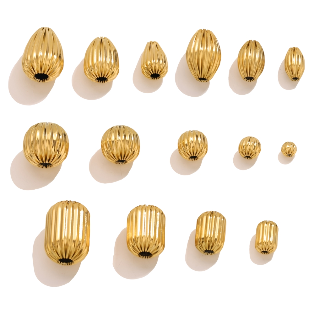 5PCS Stainless Steel 18K Gold  - đánh giá và giá Jewelry Making Supplies Wholesale