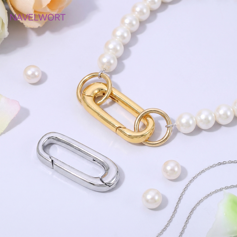 1/2/4Pcs 18K Gold Plated Oval  - đánh giá và giá Jewelry Making Essentials