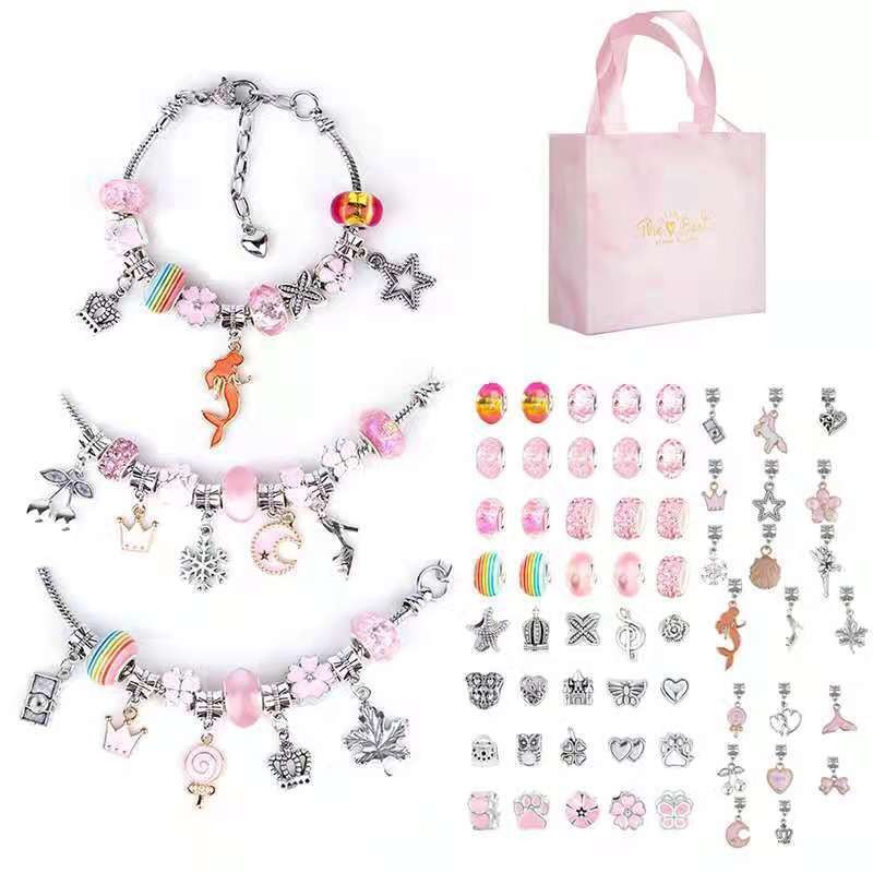 Charm Bracelet Making Kit DIY  - đánh giá và giá Jewelry Making Kit For Kids