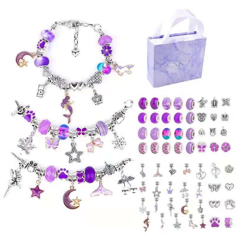 Charm Bracelet Making Kit DIY  - đánh giá và giá Jewelry Making Kit For Kids