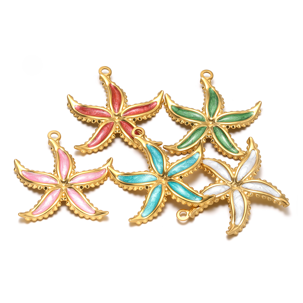 4pcs Stainless Steel Enamel St - đánh giá và giá Jewelry Making Supplies Wholesale