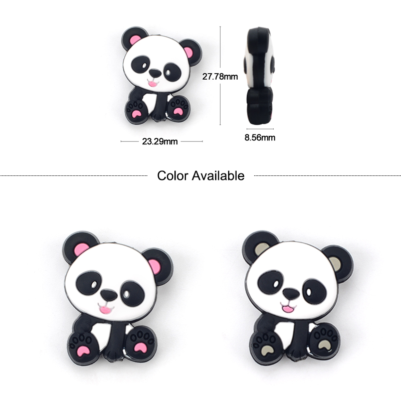 Gấu Trúc Dẻo Silicone Hạt 5 Cá - đánh giá và giá Jewelry Making 3 Year Old