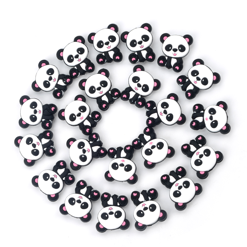 Gấu Trúc Dẻo Silicone Hạt 5 Cá - đánh giá và giá Jewelry Making 3 Year Old