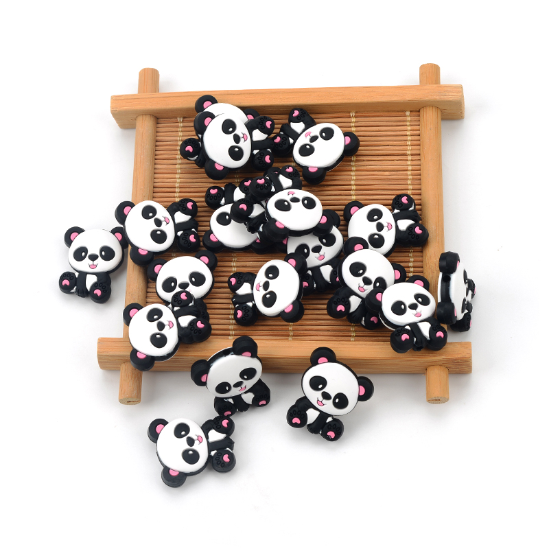 Gấu Trúc Dẻo Silicone Hạt 5 Cá - đánh giá và giá Jewelry Making 3 Year Old