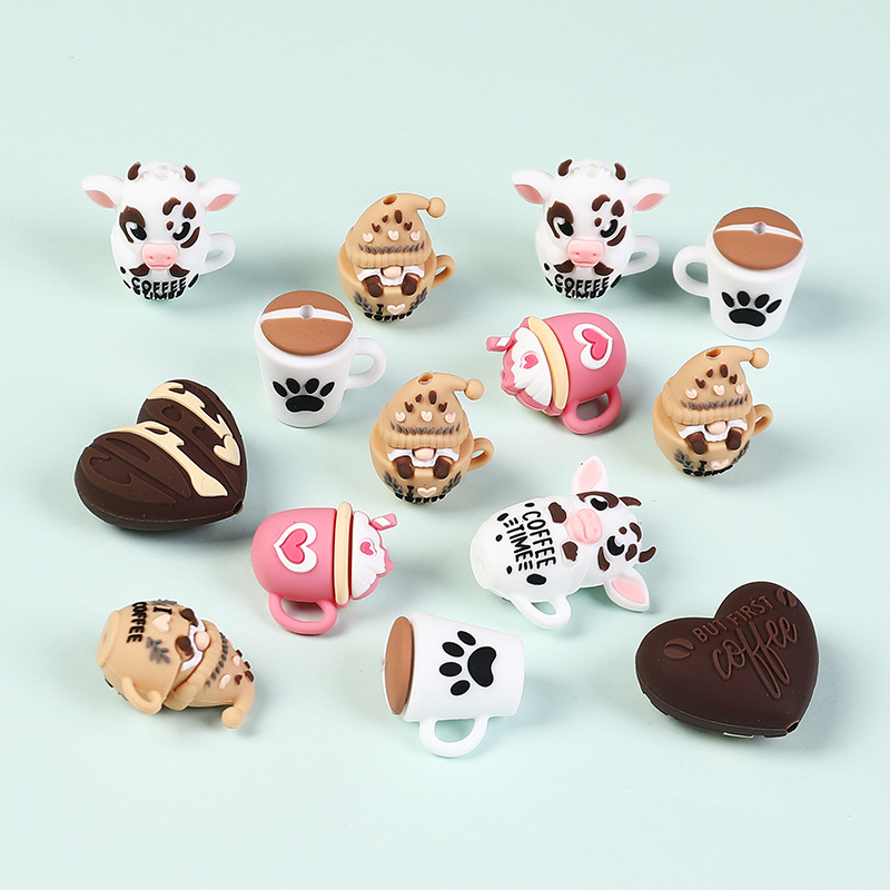 20/50Pcs 3D Silicone Beads Foo - đánh giá và giá Jewelry Making 3 Year Old