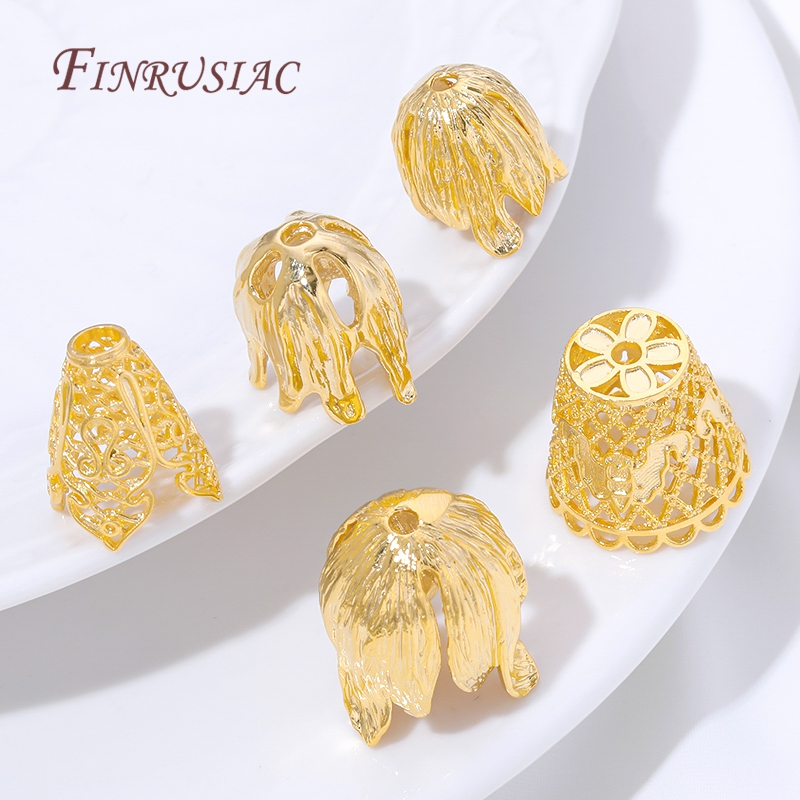 18K Gold Plated Tassel End Cap - đánh giá và giá Jewelry Making Supplies Wholesale