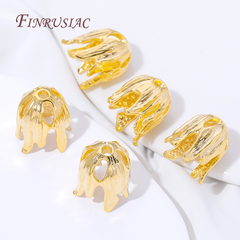 18K Gold Plated Tassel End Cap - đánh giá và giá Jewelry Making Supplies Wholesale