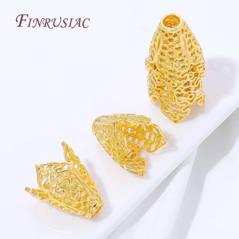 18K Gold Plated Tassel End Cap - đánh giá và giá Jewelry Making Supplies Wholesale