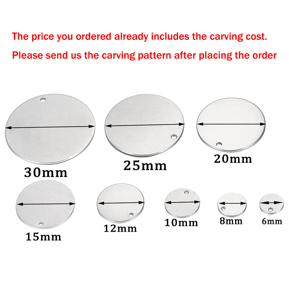 100pcs/lot Custom Laser Engrav - đánh giá và giá Making Custom Jewelry
