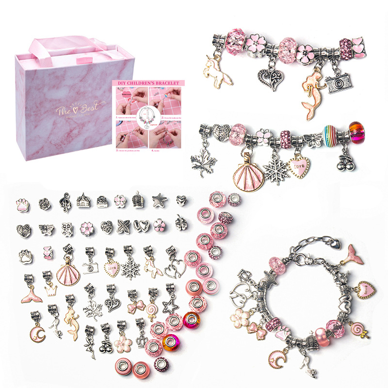 DIY Beaded Bracelet Set with S - đánh giá và giá Jewelry Making 3 Year Old